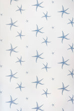Load image into Gallery viewer, Starfish - Blue on Parchment Wallcovering