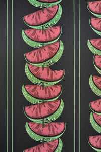 Watermelon - Charcoal Wallcovering