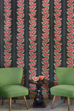 Load image into Gallery viewer, Watermelon - Charcoal Wallcovering