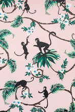 Load image into Gallery viewer, Monkey - Pale Pink Wallcovering