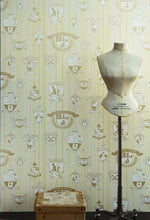 Load image into Gallery viewer, Carpe Noctem - Lime Gold Wallcovering
