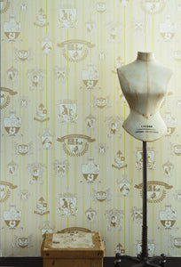 Carpe Noctem - Lime Gold Wallcovering