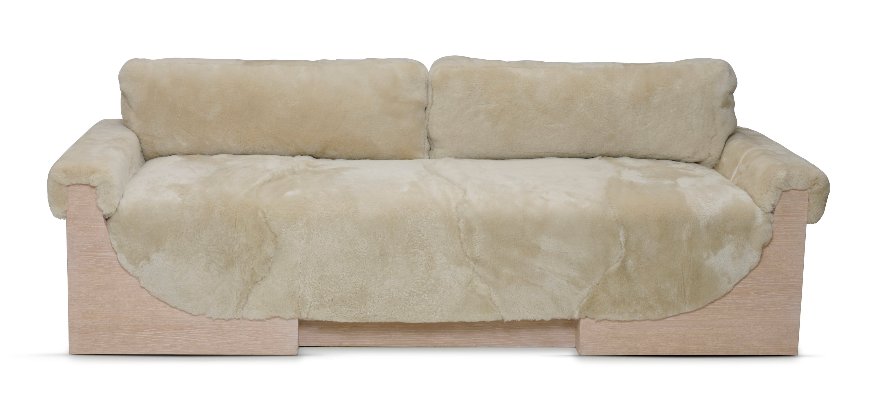 Florence Curvilinear Wood Wrapped Sofa Bradley USA