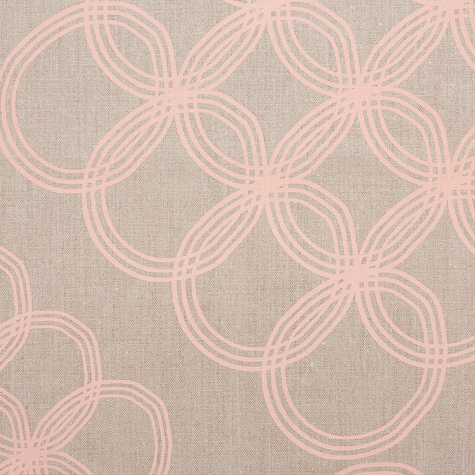 Arja Copper Peach On Natural  Fabric