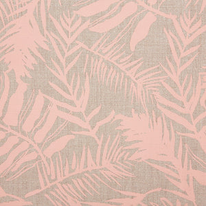 Hutan Copper Peach On Natural Linen Fabric
