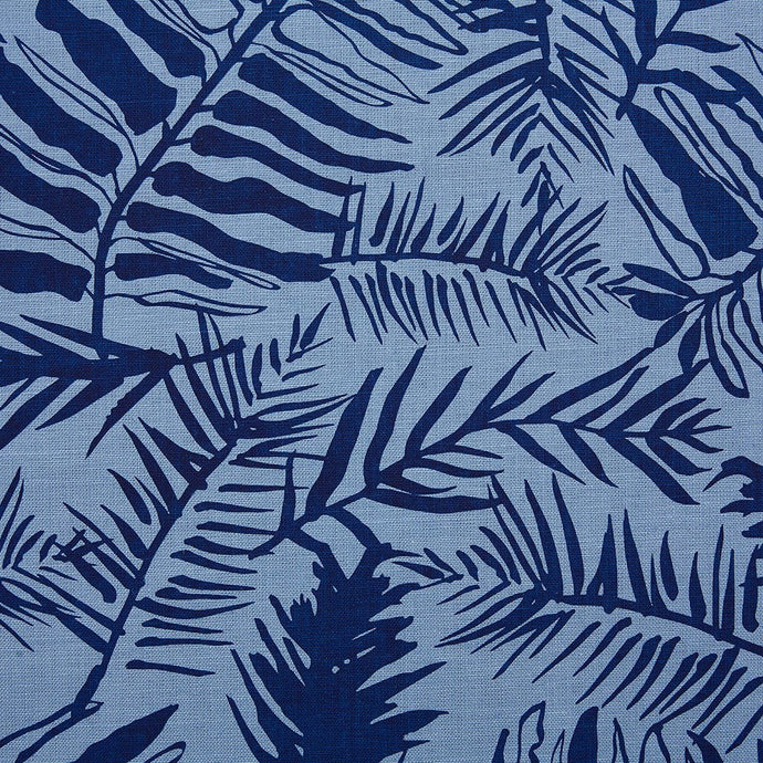 Hutan Navy On Monsoon Linen Fabric