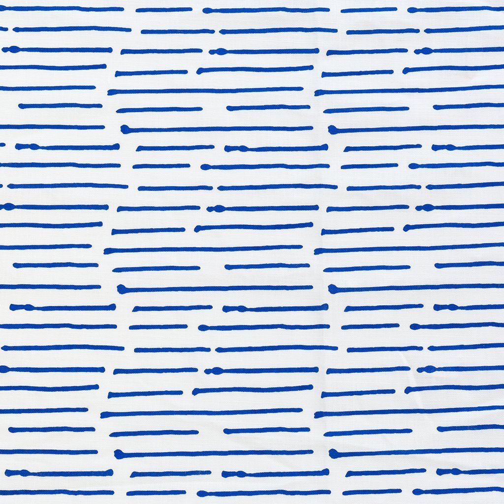 Ink Stripe Cobalt Fabric
