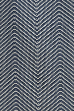 Load image into Gallery viewer, Chevron - Ink Blue Fabric
