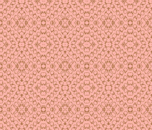 Chics Pink Brown Fabric