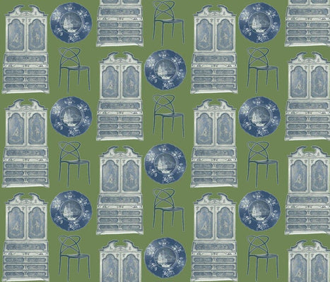 China Closet Fern Fabric