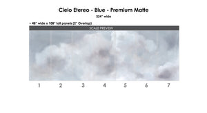 Cielo Etereo Custom Blue Wallcovering