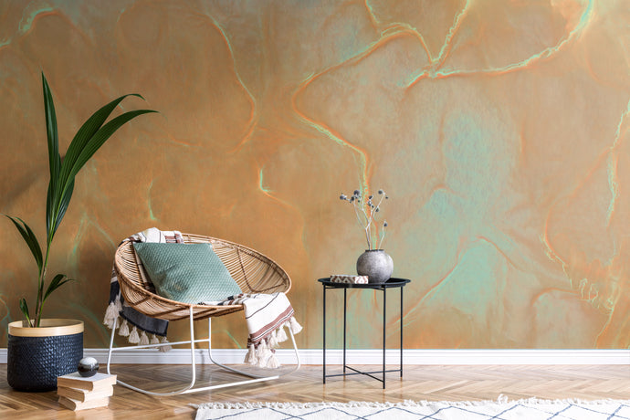 Copal Copper Wallcovering