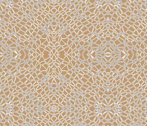 Croc Caramel Grey Fabric