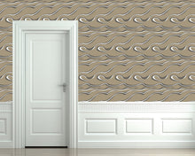 Load image into Gallery viewer, Denali Bellagio Blue Wallcovering