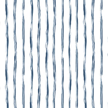 Load image into Gallery viewer, Driftwood Nautical Navy Wallcovering