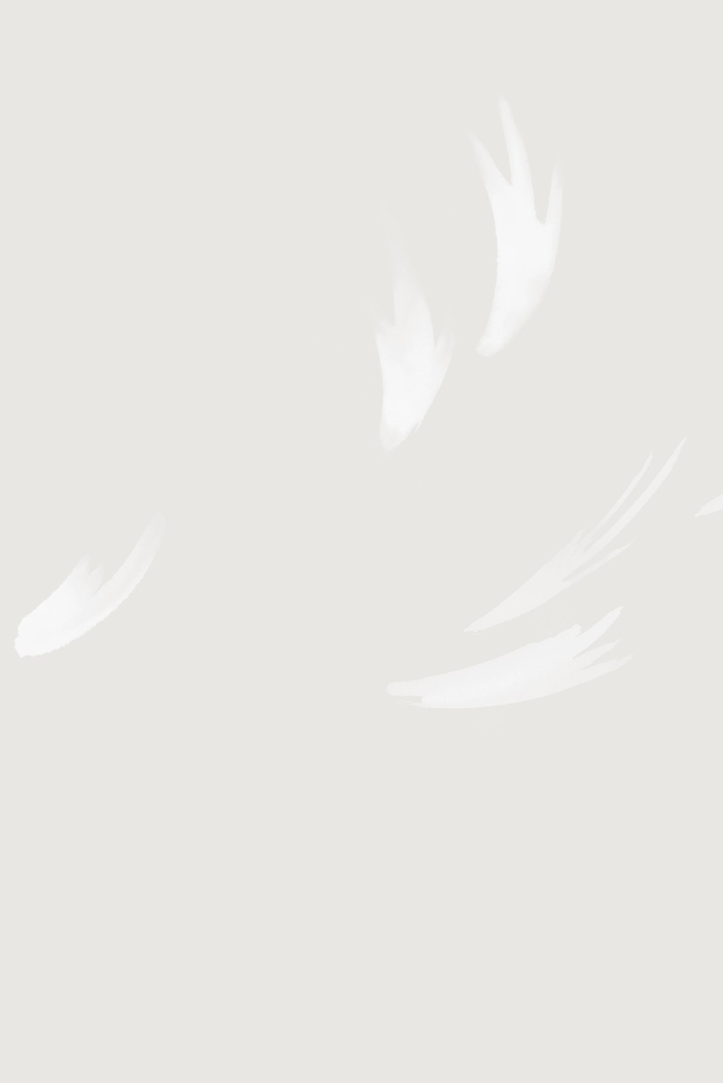 Falling Feather Cream Wallpaper