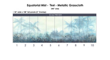 Load image into Gallery viewer, Equatorial Mist Teal Wallcovering