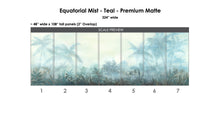 Load image into Gallery viewer, Equatorial Mist Teal Wallcovering