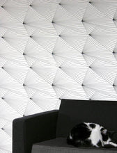 Load image into Gallery viewer, Fan Black White Wallcovering