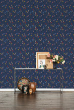 Load image into Gallery viewer, Field of Tulips Blue Wallcovering