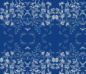 Flutter Sapphire Tawny Fabric