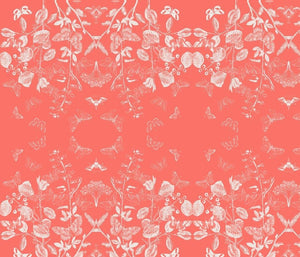 Flutter Summer Coral Fabric