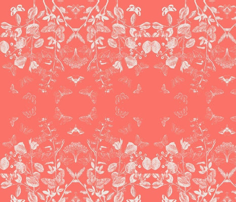 Flutter Summer Coral Fabric