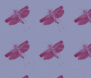 Flying Hopper Plum Up Sugar Plum Fabric