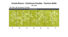 Load image into Gallery viewer, Foresta Bianca Chartreuse Paradise Wallcovering