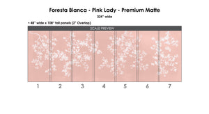 Foresta Bianca Pink Lady Wallcovering