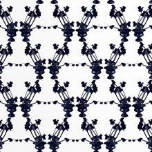 Load image into Gallery viewer, Frida White and Indigo Wallcovering