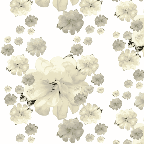 Gardenia Swirl White Wallcovering