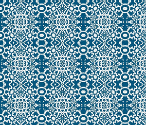 Geo Blue Fabric