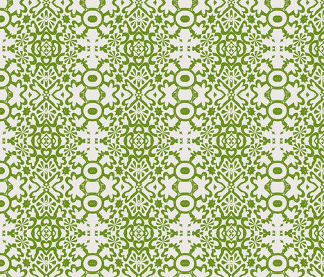 Geo Linen Peridot Fabric