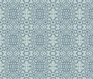 Geo Lite Aqua Blue Chalk Fabric