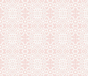 Geo Pinkish White Fabric