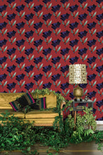 Load image into Gallery viewer, George Red Wallcovering