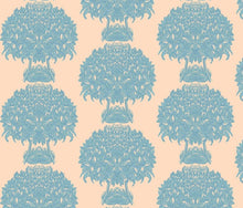 Load image into Gallery viewer, Hydrangea Topiary Peche Sky Fabric
