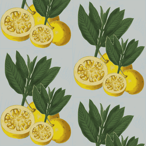 Italian Lemons Diamond Fabric