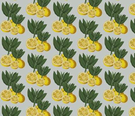Italian Lemons Diamond Fabric