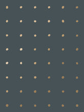 Load image into Gallery viewer, Dimes - Gold on Charcoal Wallcovering