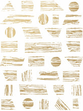 Load image into Gallery viewer, Goldendale - Gold on White Wallcovering
