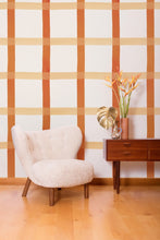 Load image into Gallery viewer, Natural Gifts - Terra Cotta and Blush on White Wallcovering