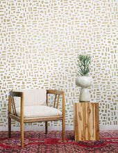 Load image into Gallery viewer, Pavlova - Gold on Cream Wallcovering