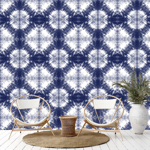 Kelly's Coop Eclipse Blue Wallcovering