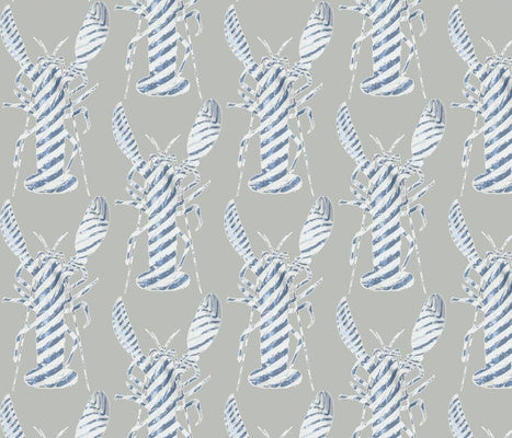 Lobster Stripe Metropolitan Fabric