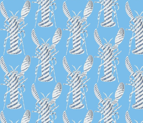 Lobster Stripe Pool Fabric