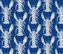 Load image into Gallery viewer, Lobster Stripe Sapphire Fabric