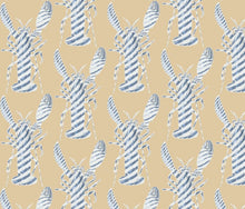 Load image into Gallery viewer, Lobster Stripe Wheat Fabric