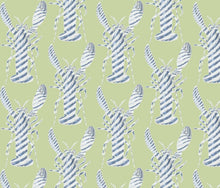 Load image into Gallery viewer, Lobster Stripe Minty Fabric
